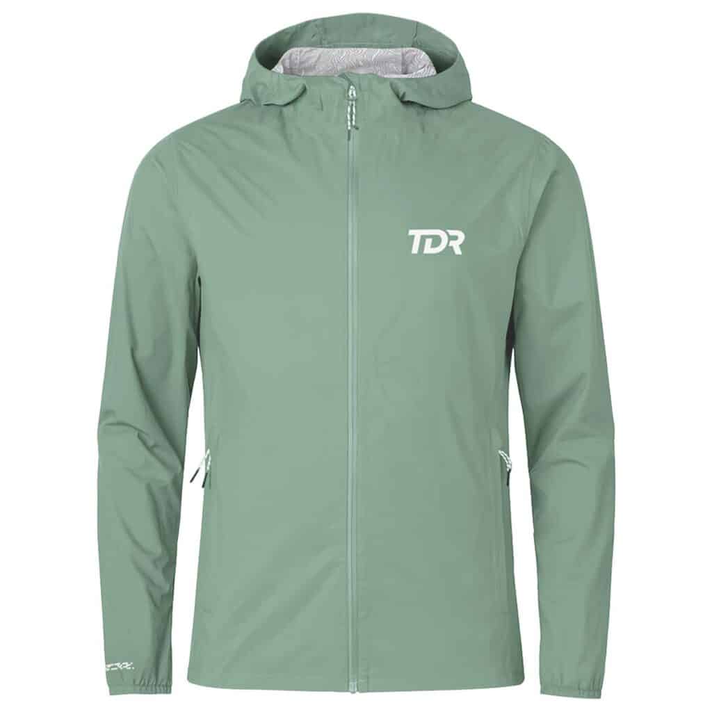 Veste membrane trail running TDR Verte