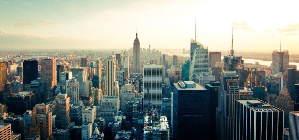 Vue panoramique sur New York