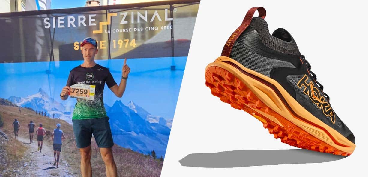 Le test des Hoka Zinal 2 à…Sierre Zinal !