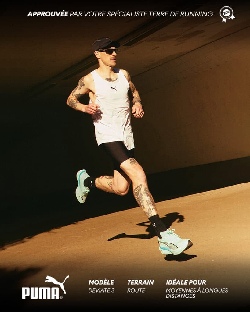 Chaussures de running avec plaque carbone Puma Deviate 3