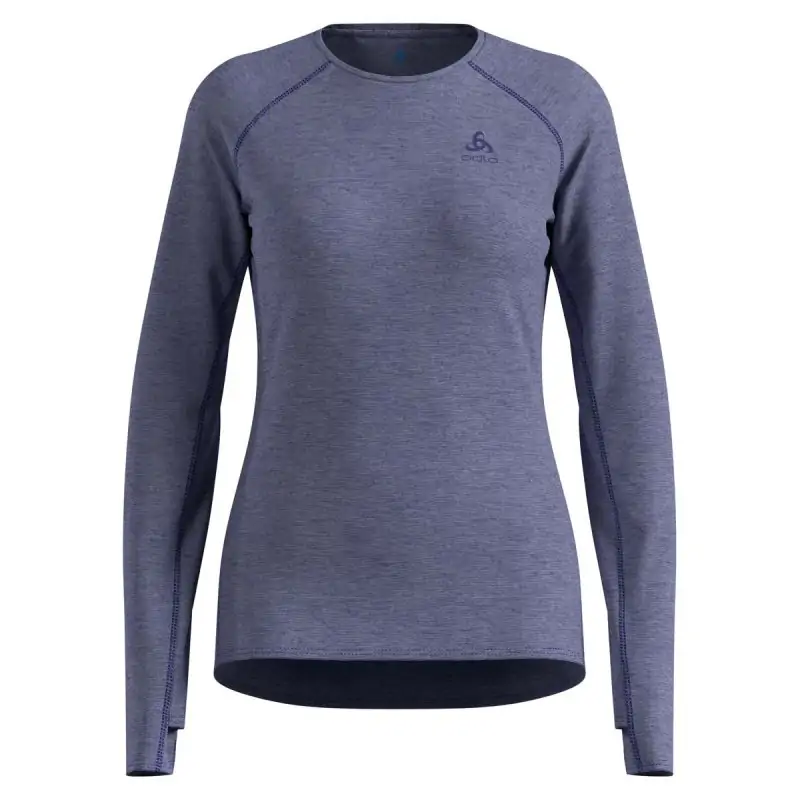 T-shirt à manches longues X-Alp Performance Wool 115 - Skipper Blue Melange