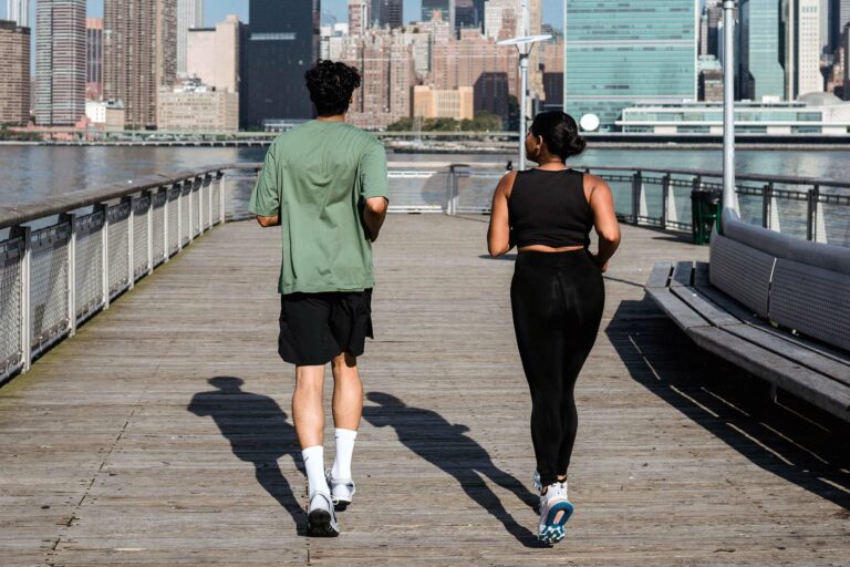 courir en ville sécurité sur route