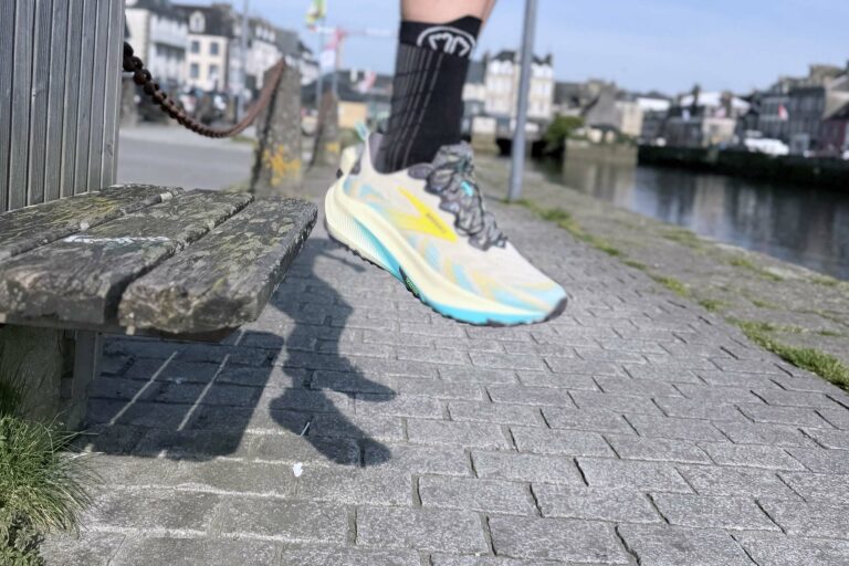 Zoom sur l’amorti DNA Loft v3 de la Brooks Ghost Trail pour confort et dynamisme